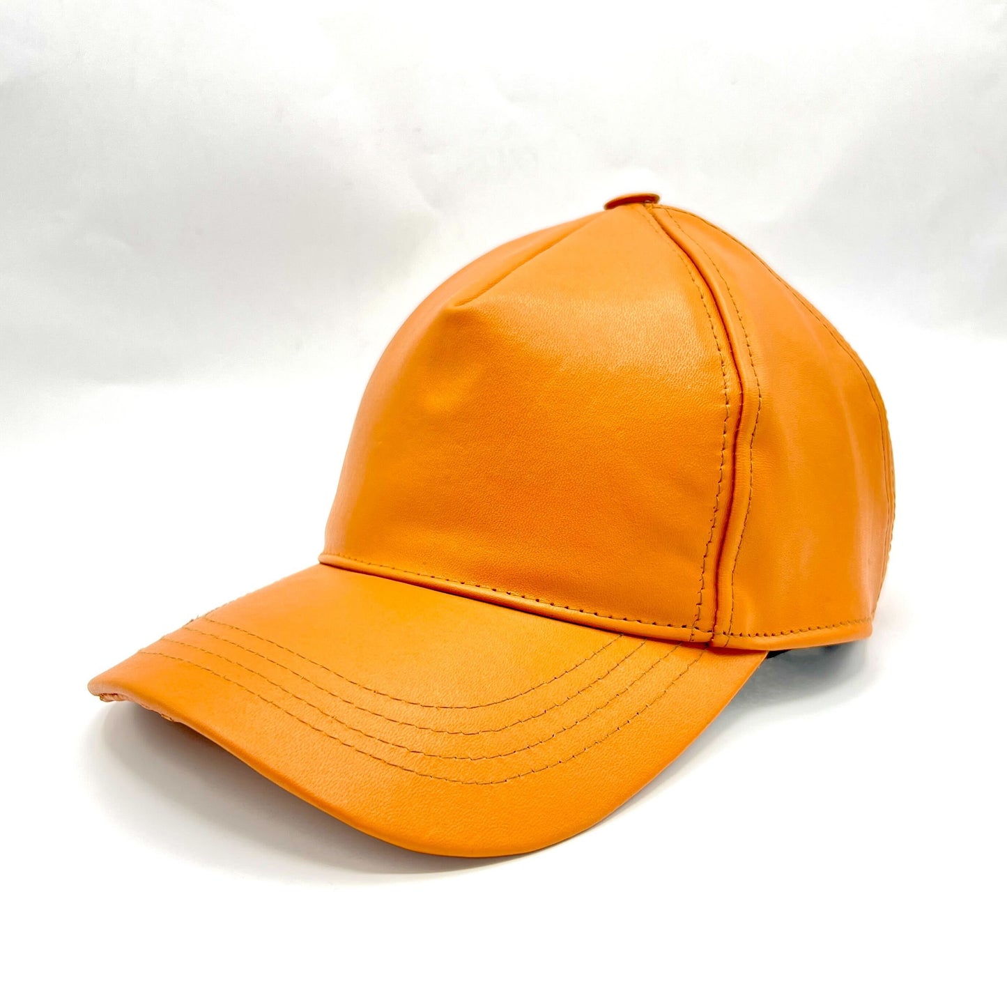 Faux Leather Cap