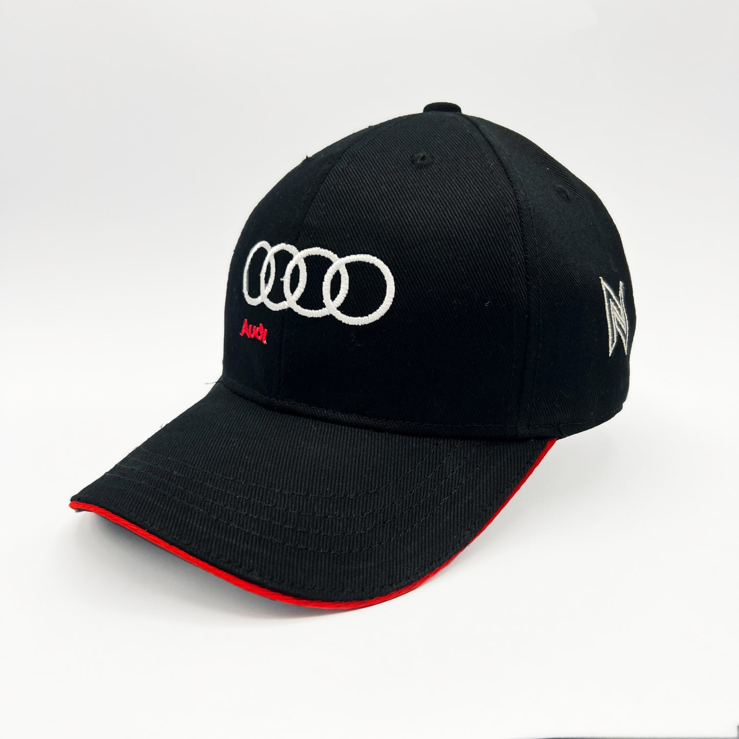 Audi Embroidered Premium Cap-Black Color-Nifty Branded® Cap