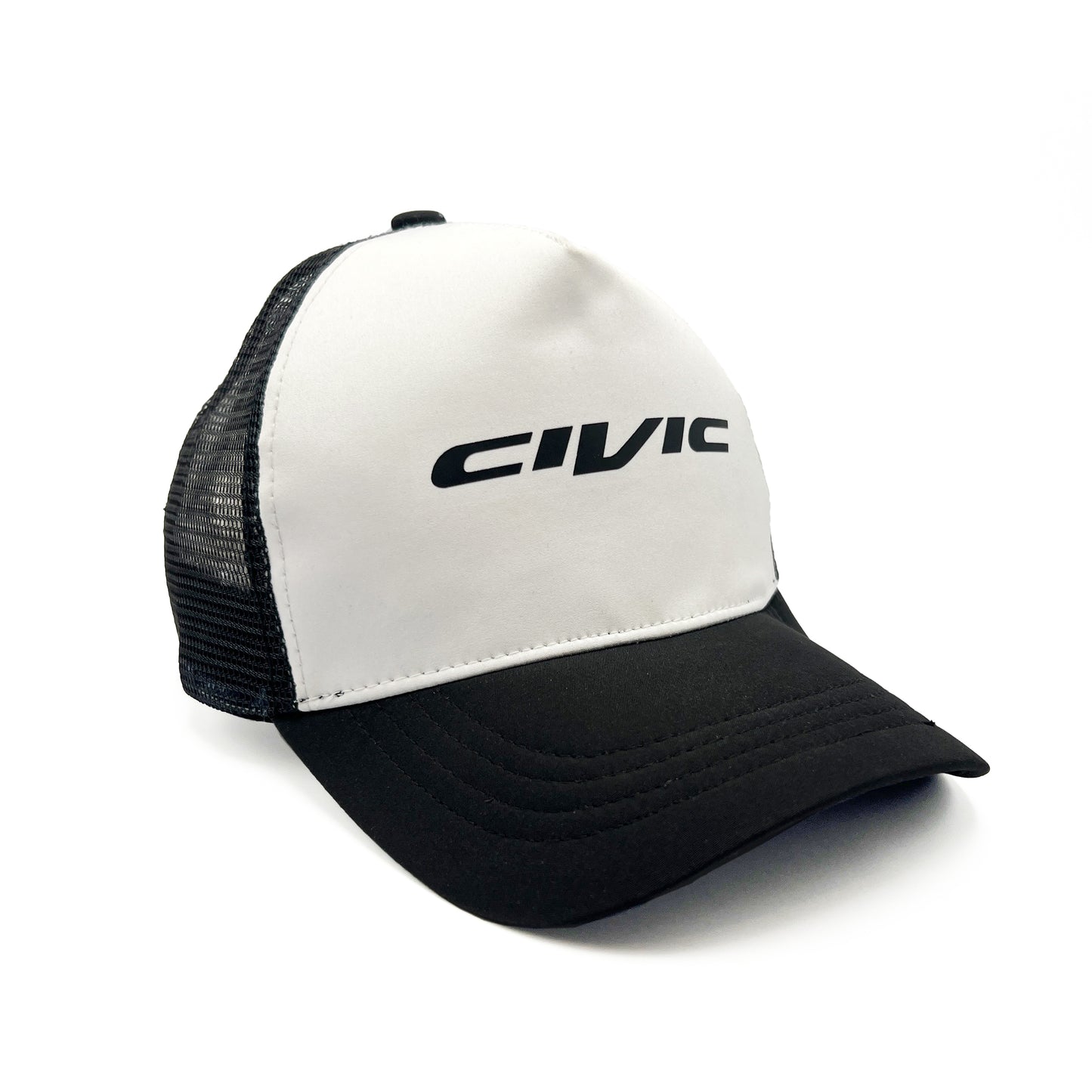 Civic Premium Cap-White & Black Color-Nifty Branded® Cap