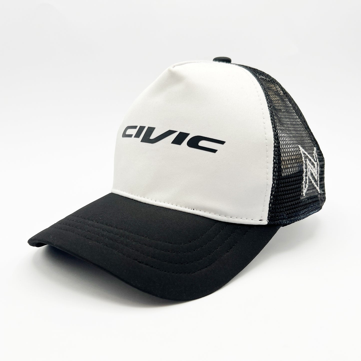 Civic Premium Cap-White & Black Color-Nifty Branded® Cap