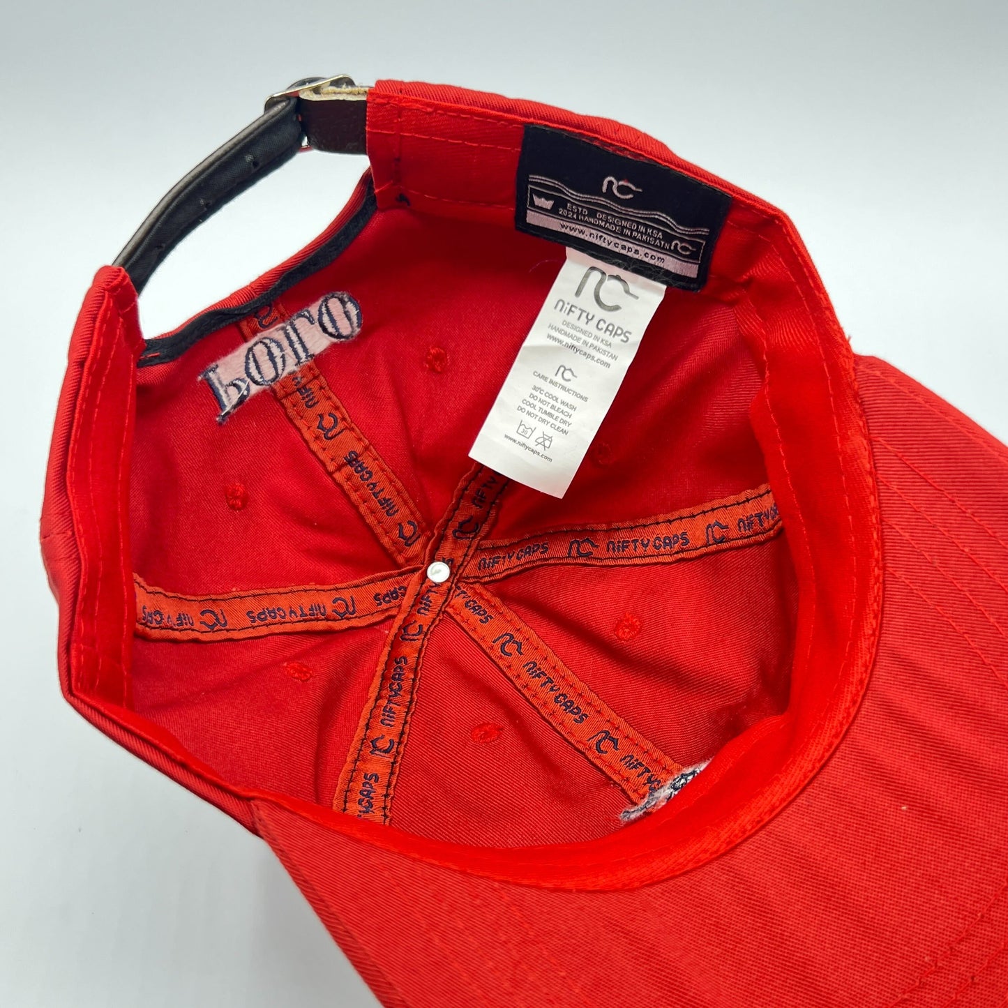 Polo Cap Red-Nifty Branded®