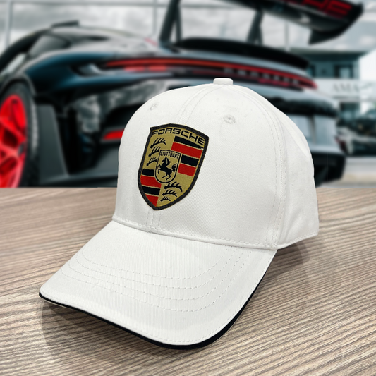 Porsche Premium Cap-Official White Color-Nifty Branded® Cap