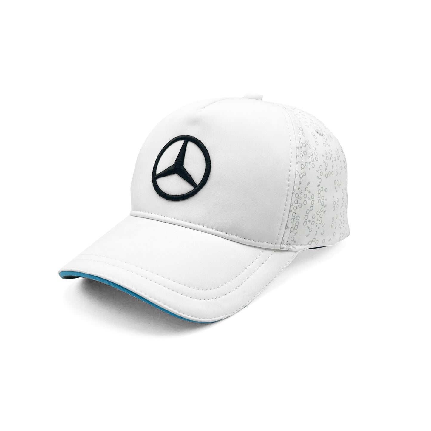 Mercedes Embroidered Premium Cap-White Color-Nifty Branded® Cap