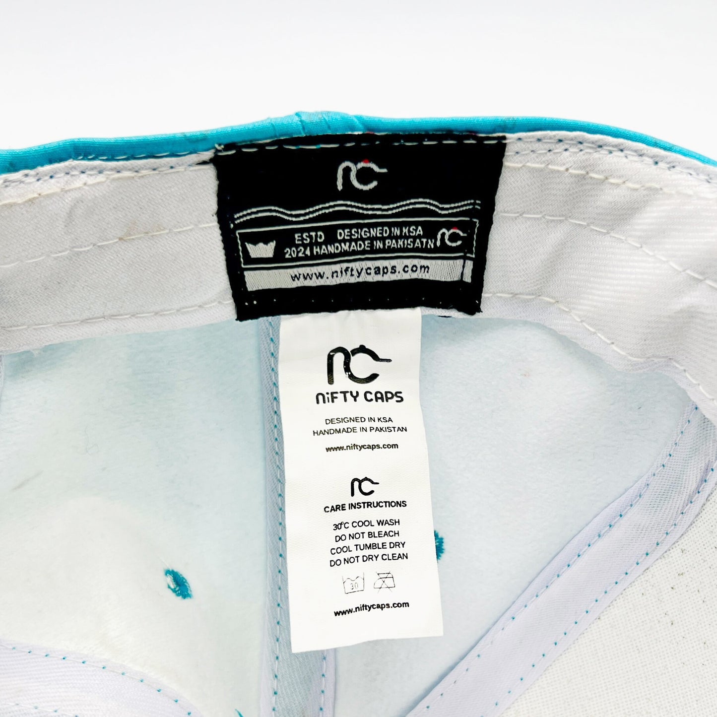 Mercedes Embroidered Premium Cap-Turquoise Color-Nifty Branded® Cap