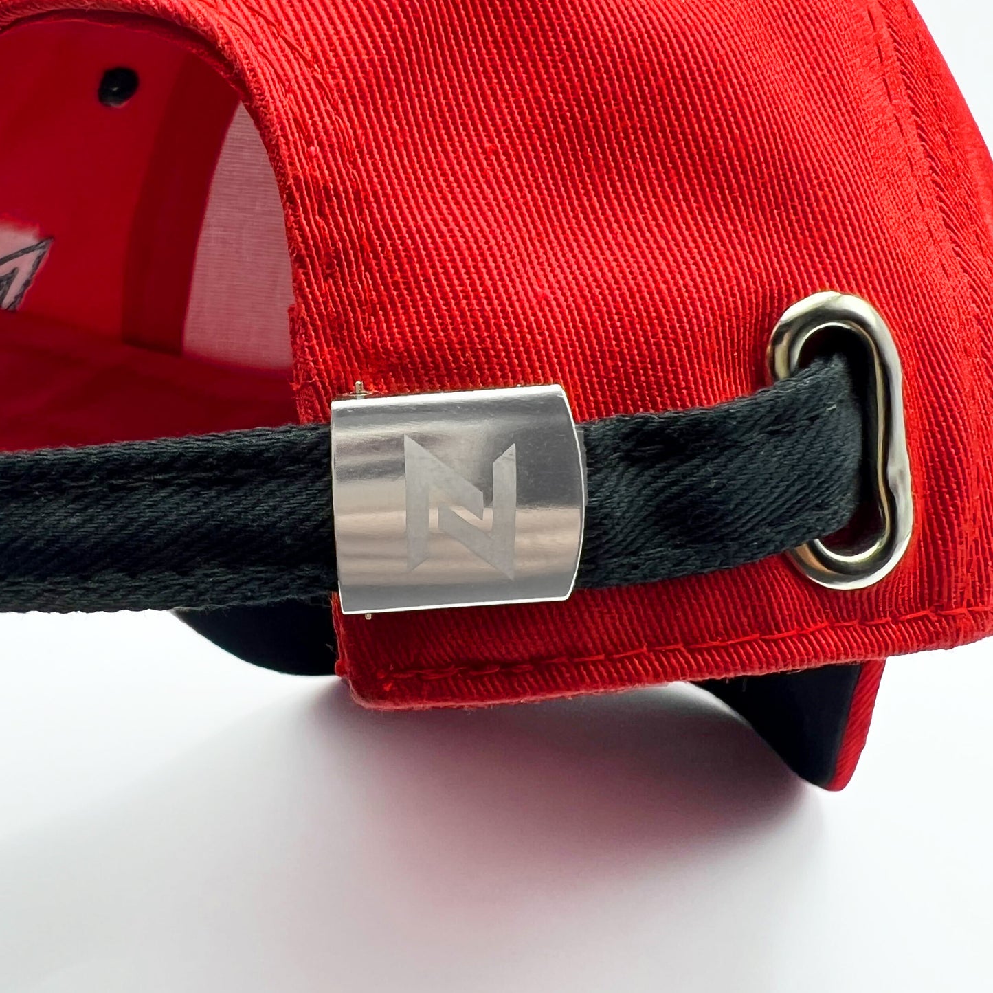Audi Embroidered Premium Cap-Red & Black Color-Nifty Branded® Cap
