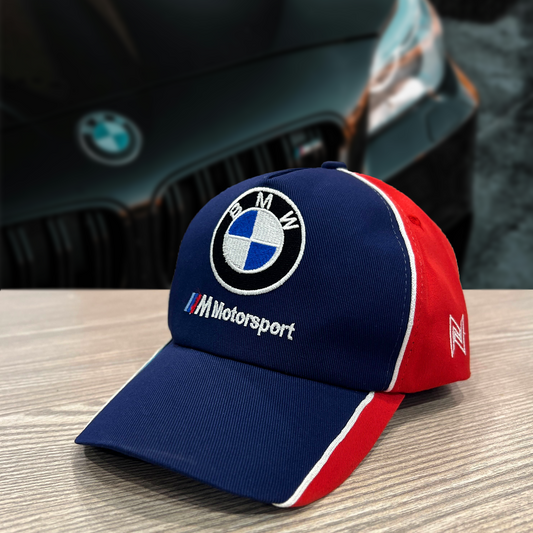 BMW Embroidered Premium Cap-Tri Color-Nifty Branded® Cap