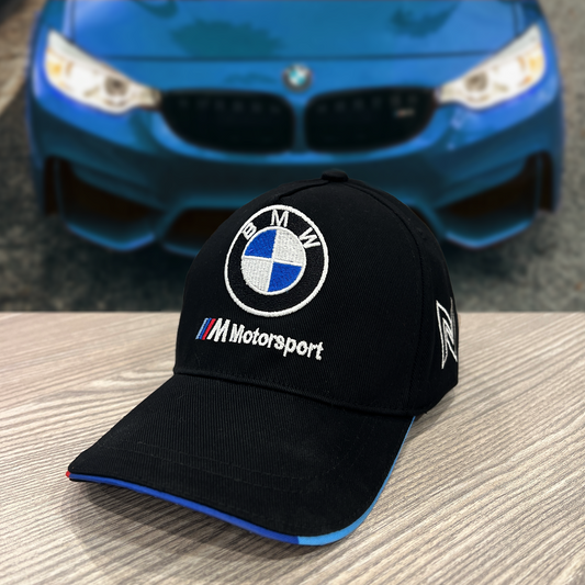 BMW Embroidered Premium Cap-Black Color-Nifty Branded® Cap