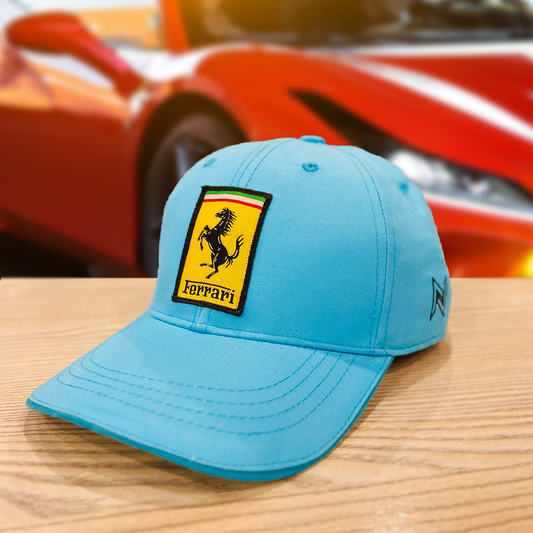 Ferrari Premium Cap-Turquoise Color-Nifty Branded® Cap