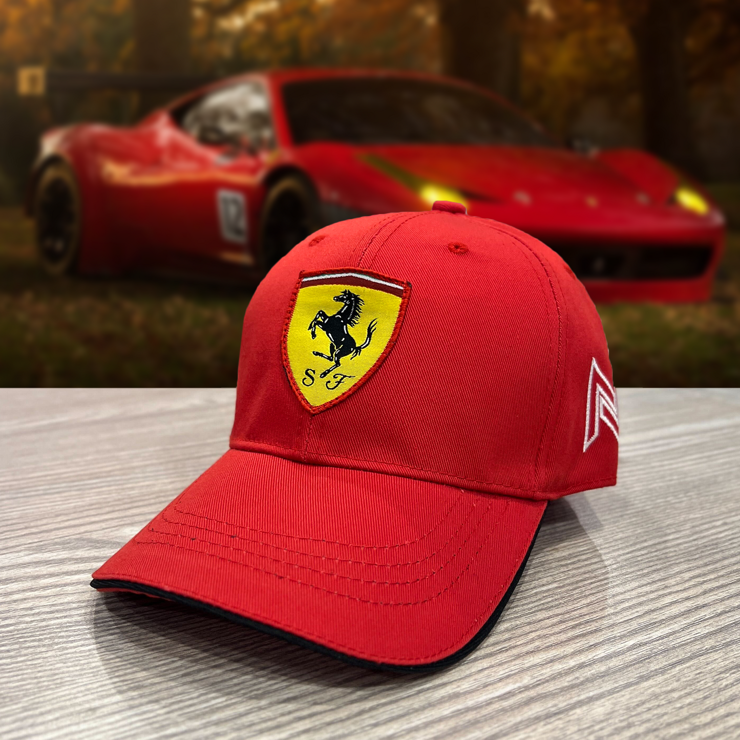 Ferrari Premium Cap-Official Red Color-Nifty Branded® Cap
