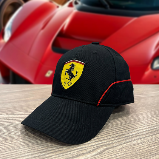 Ferrari Premium Cap-Black Color-Nifty Branded® Cap