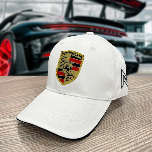 Porsche Premium Cap-Official White Color-Nifty Branded® Cap