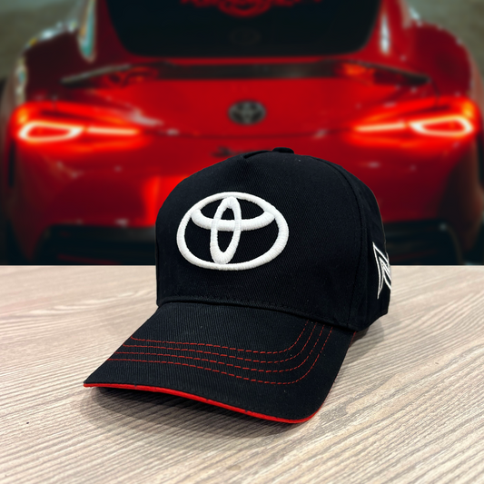 Toyota Embroidered Premium Cap-Black Color-Nifty Branded® Cap